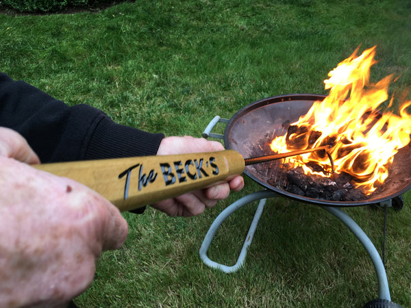 Fire Pit Poker, Personalized, Ame High